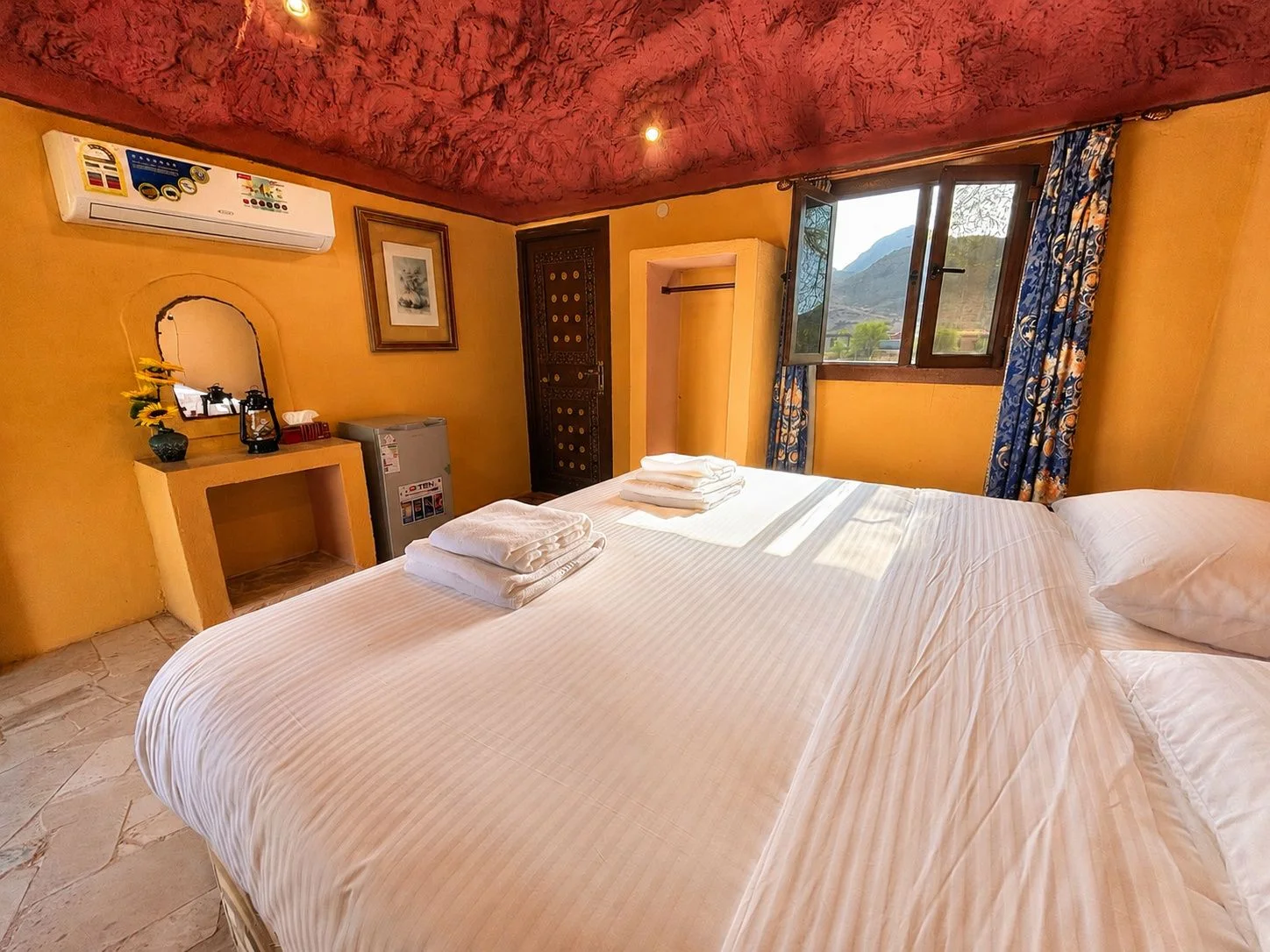 Bedroom in a bungalow